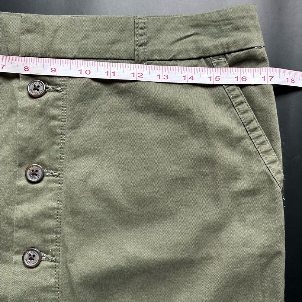 Tommy Hilfiger Olive Green Khaki Pencil Skirt  NWT 🌟 - Picture 6 of 11